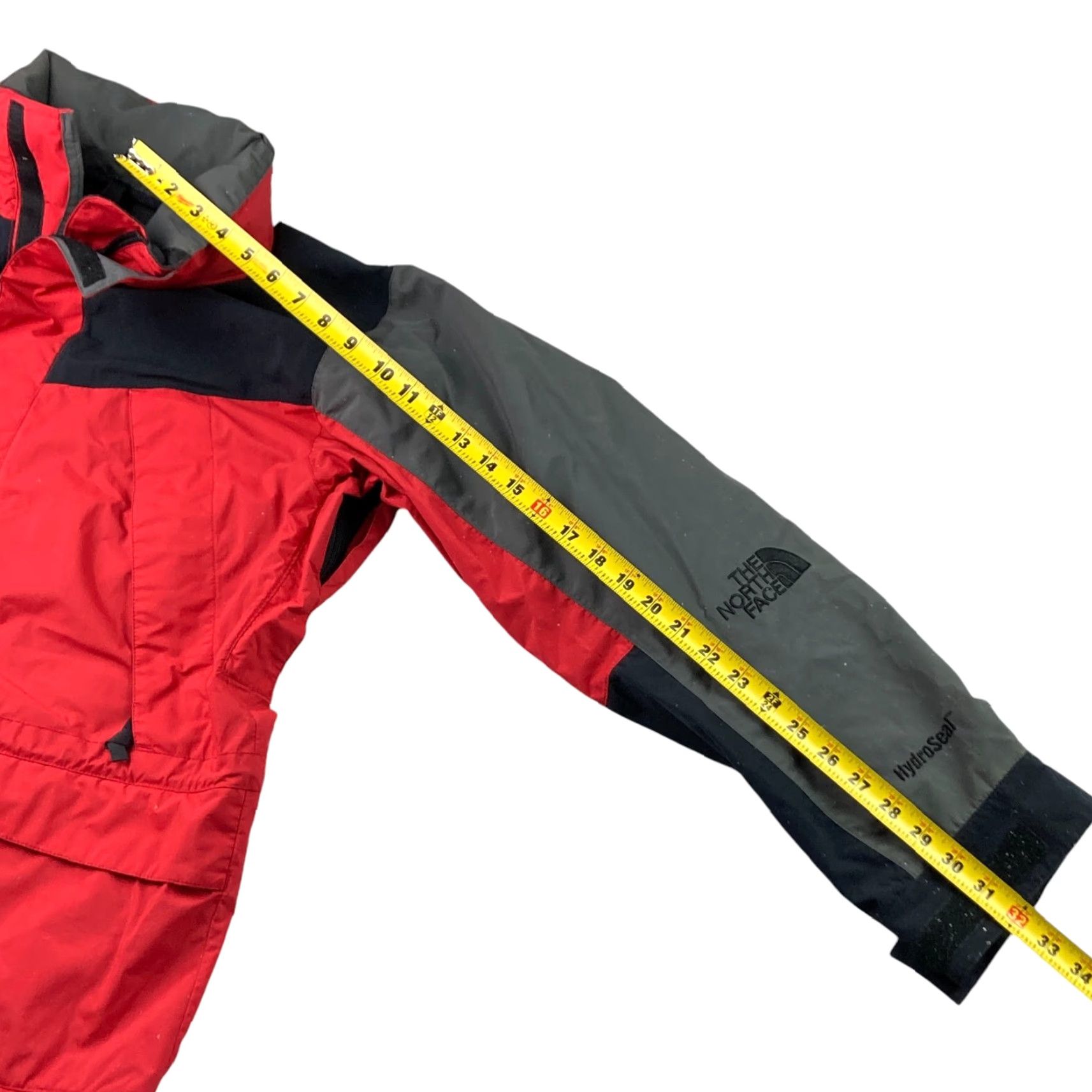 The North Face VINTAGE The North Face Jacket Parka Hooded Red Small Mens HYDROSEAL Jacket Coat Winter Fall Size US S / EU 44-46 / 1 - 6 Thumbnail