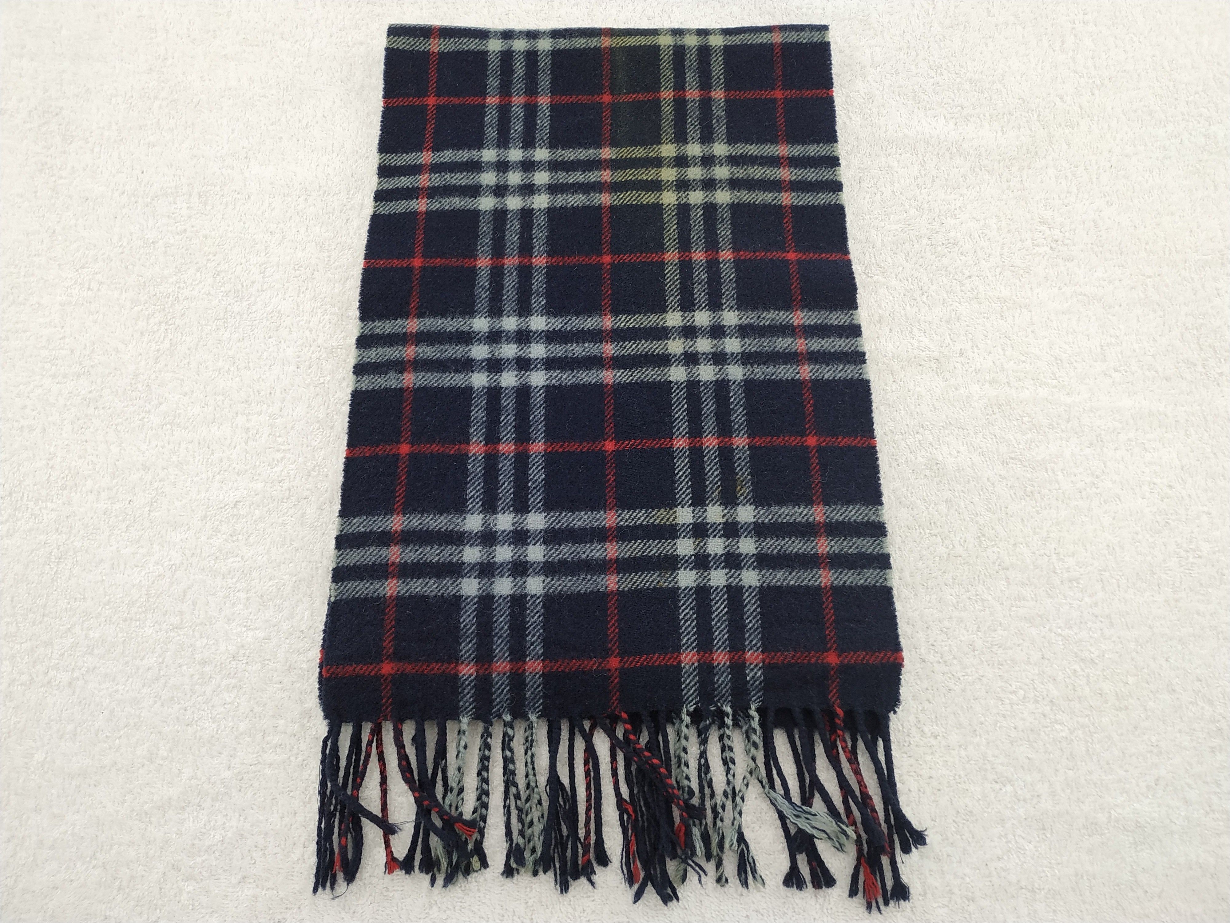 Burberry × Vintage Burberry Scarf / Muffler / Neckwear - WW232 Size ONE SIZE - 2 Thumbnail