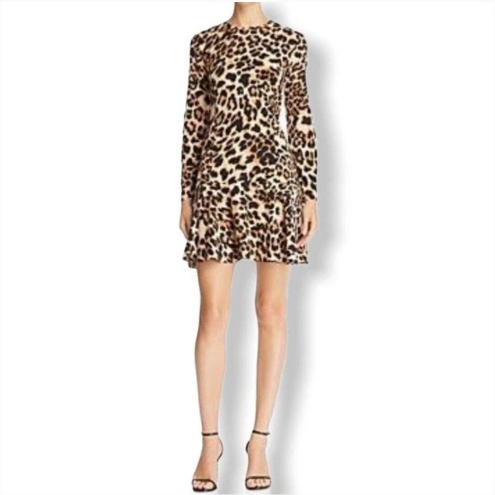 AQUA Midi Dress- Bloomingdales dress leopard print dress Size M / US 6-8 / IT 42-44 - 2 Thumbnail