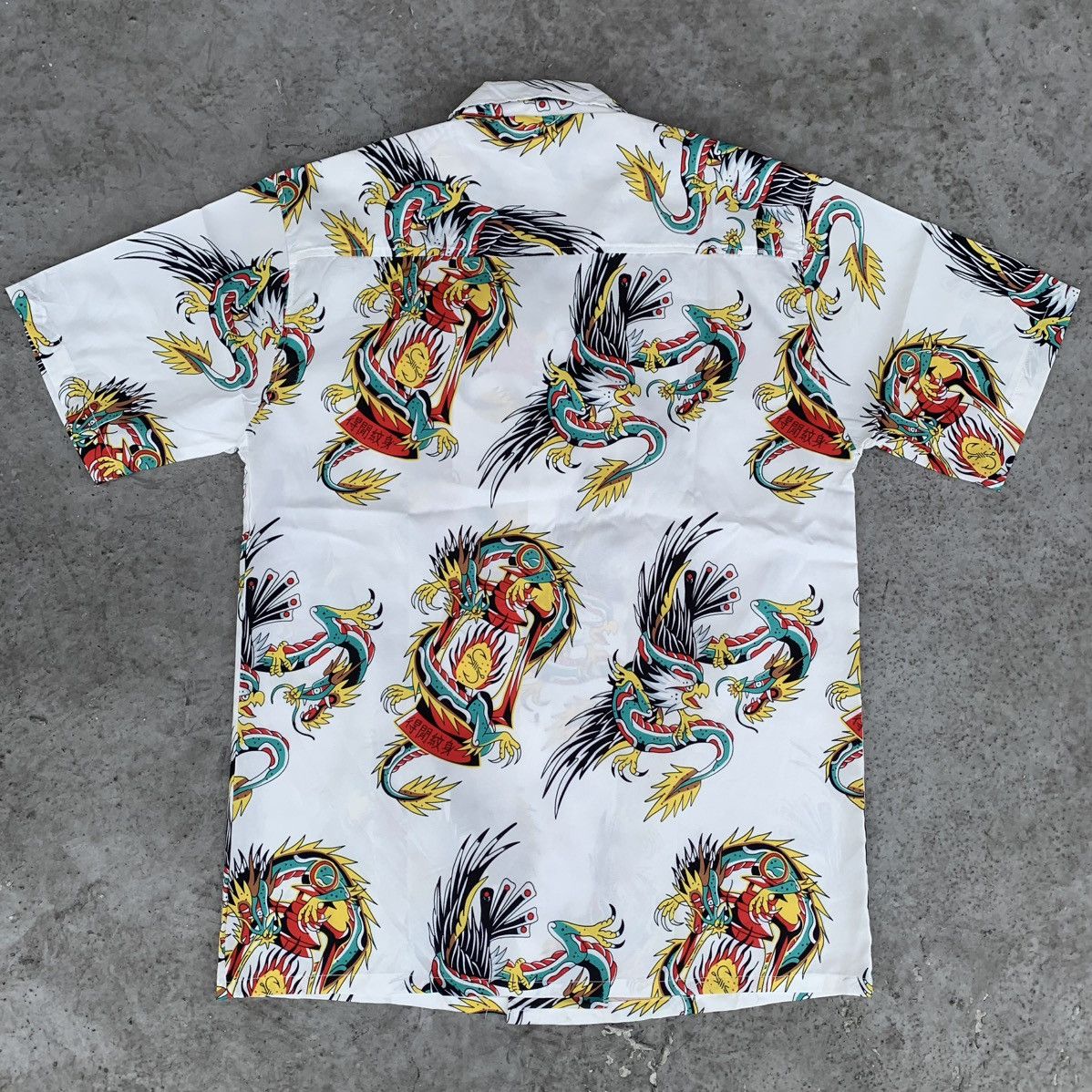 Japanese Brand Y2k printing shirt button dragon affliction sunsurf Size US M / EU 48-50 / 2 - 2 Thumbnail