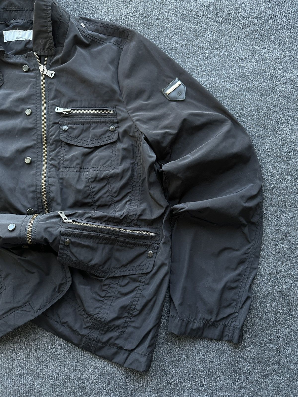 Milestone 🚨ARCHIVE MILITARY UNISEX BLACK JACKET MILESTONE RARE Size XL / US 12-14 / IT 48-50 - 3 Thumbnail