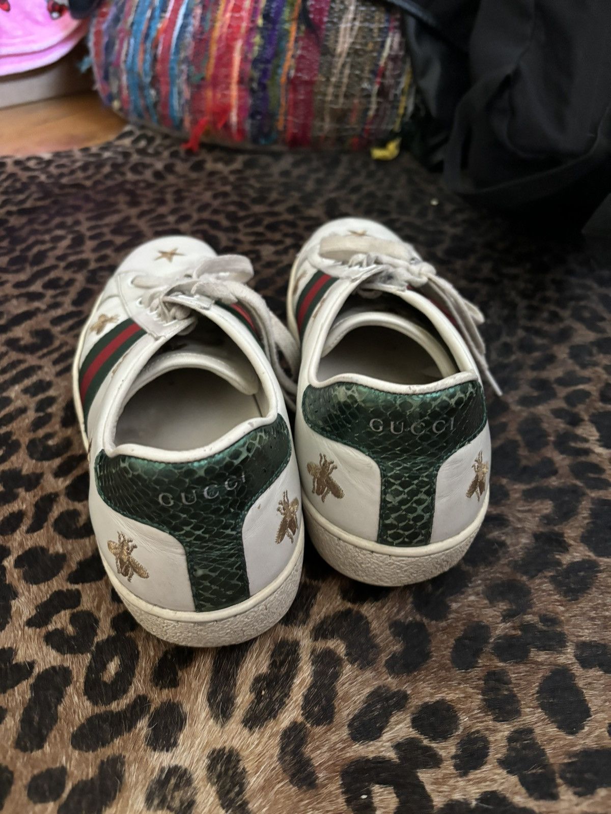 Gucci Gucci star and bees sneakers Size US 9 / EU 42 - 2 Thumbnail