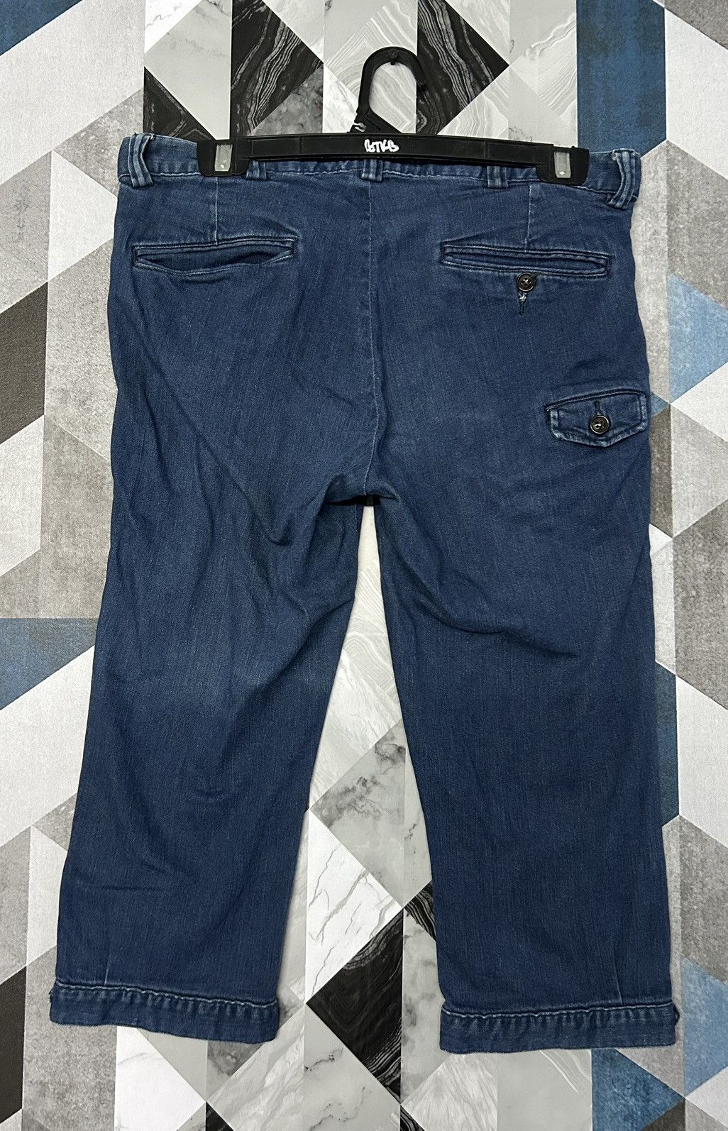 Japanese Brand × OMNIGOD 🔥 OMNIGOD Denim Shortpant Size US 32 / EU 48 - 2 Thumbnail