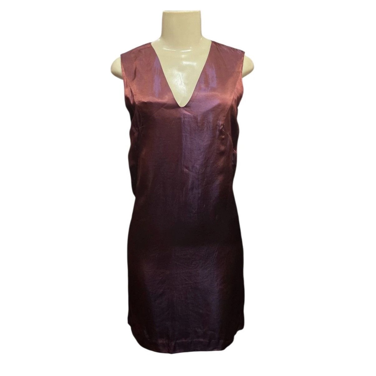 Maison Margiela F/W 2007 Maison Martin Margiela Iridescent Burgundy Dress Size XS / US 0-2 / IT 36-38 - 1 Thumbnail