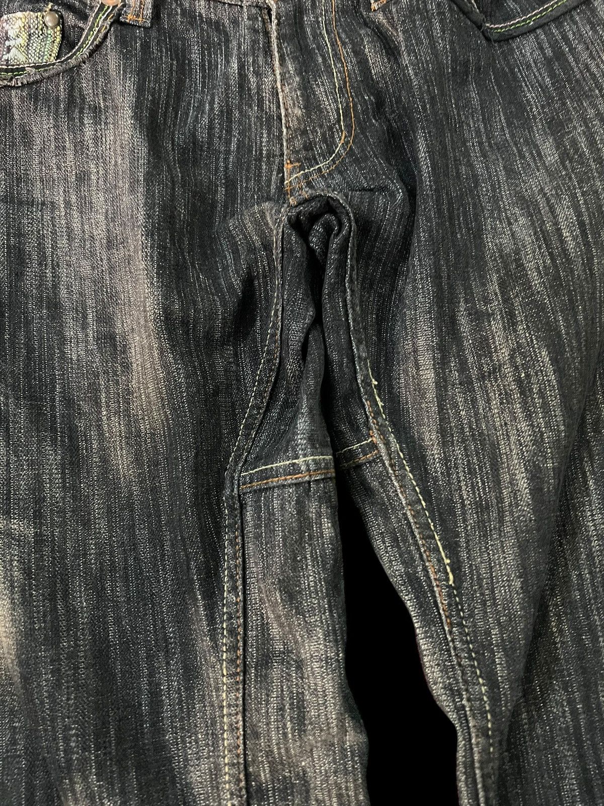 If Six Was Nine × Le Grande Bleu (L.G.B.) VINTAGE 90’S STYLE DOMINATE HANDCRAFTED NICE DESIGN JEANS Size US 32 / EU 48 - 7 Thumbnail