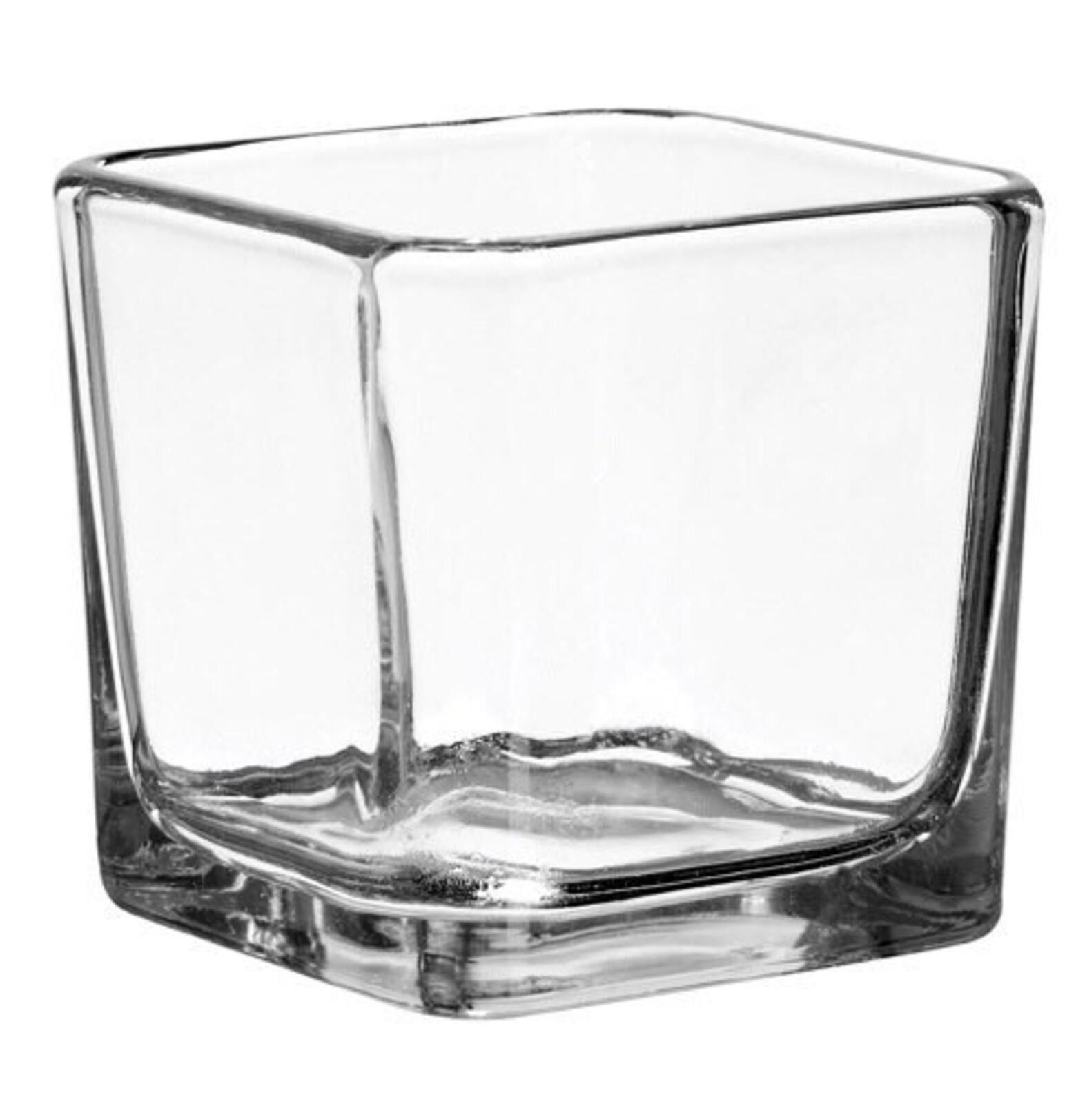 Genetic Manipulation Shinichiro Kuriya Square Glass Candle Holder with Ivory Pillar Candle Size ONE SIZE - 2 Thumbnail