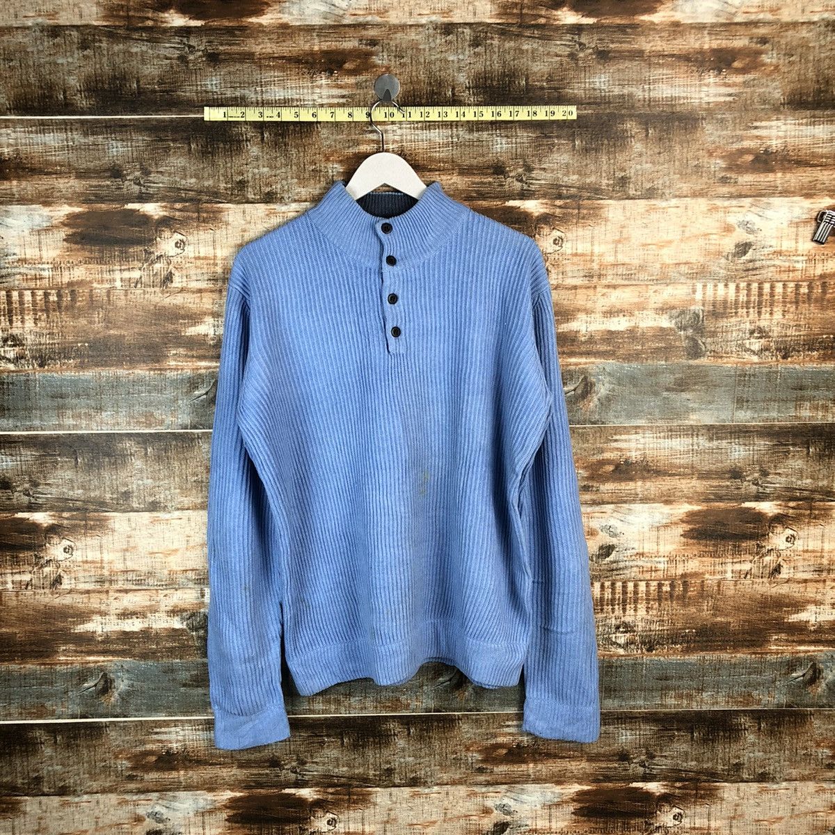 Japanese Brand Uniqlo japan sweatshirt Blue Knitwear #A1832 Size US L / EU 52-54 / 3 - 1 Thumbnail