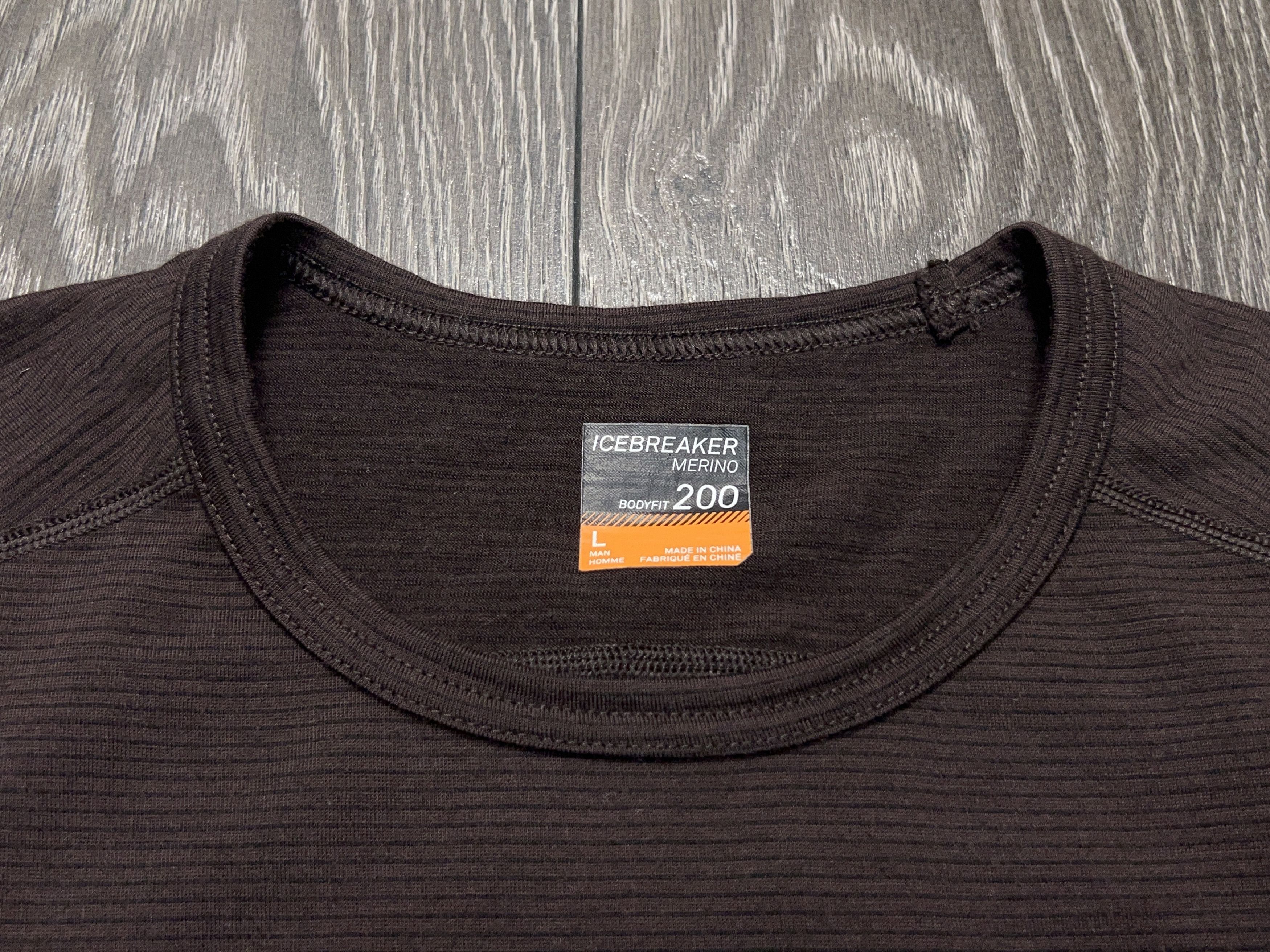 Icebreaker Mens 200 Merino Wool Long Sleeve Base Layer Shirt Sweater Size US L / EU 52-54 / 3 - 2 Thumbnail