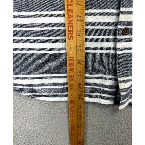 Old Navy Old Navy Shirt Adult XL Blue Balanced Stripes Regular Fit Flannel Button Up Mens Size US XL / EU 56 / 4 - 7 Thumbnail