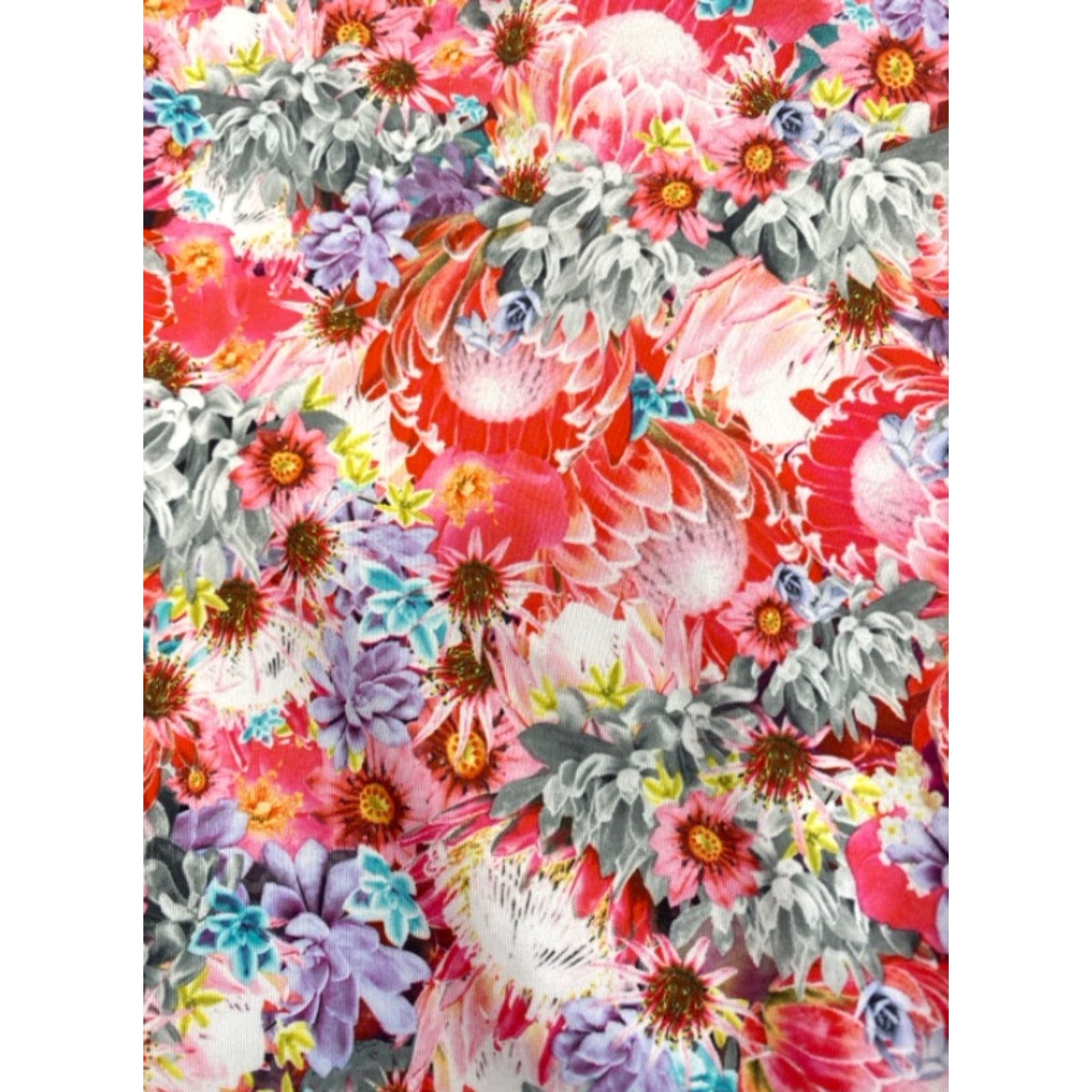 Lululemon Lululemon Wunder Under Crop Leggings Women's 10 Multicolor Flowabunga Print Cropped Activewear Size 32" / US 10 / IT 46 - 2 Thumbnail