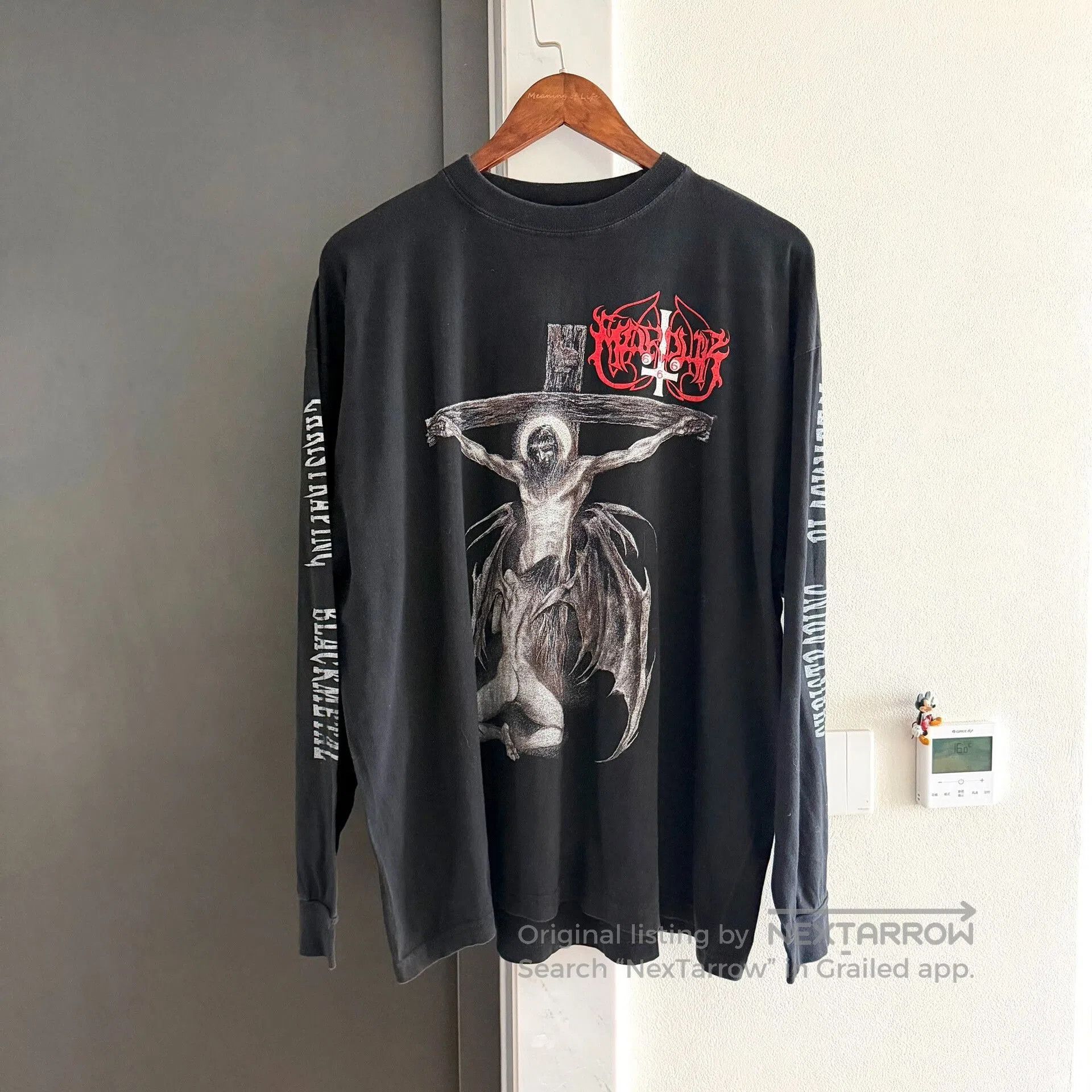 Vintage Vintage Marduk 90s Band Longsleeve. Size US M / EU 48-50 / 2 - 1 Thumbnail