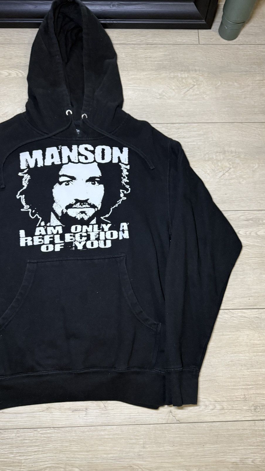 Other Vintage / Y2K Charles Manson Portrait Hoodie Size US S / EU 44-46 / 1 - 4 Thumbnail