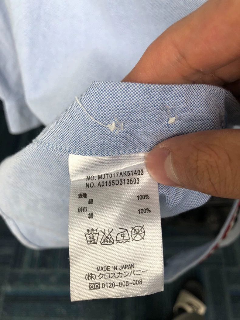 Thom Browne Thom Browne Sky blue long-sleeved shirt Size US L / EU 52-54 / 3 - 4 Thumbnail