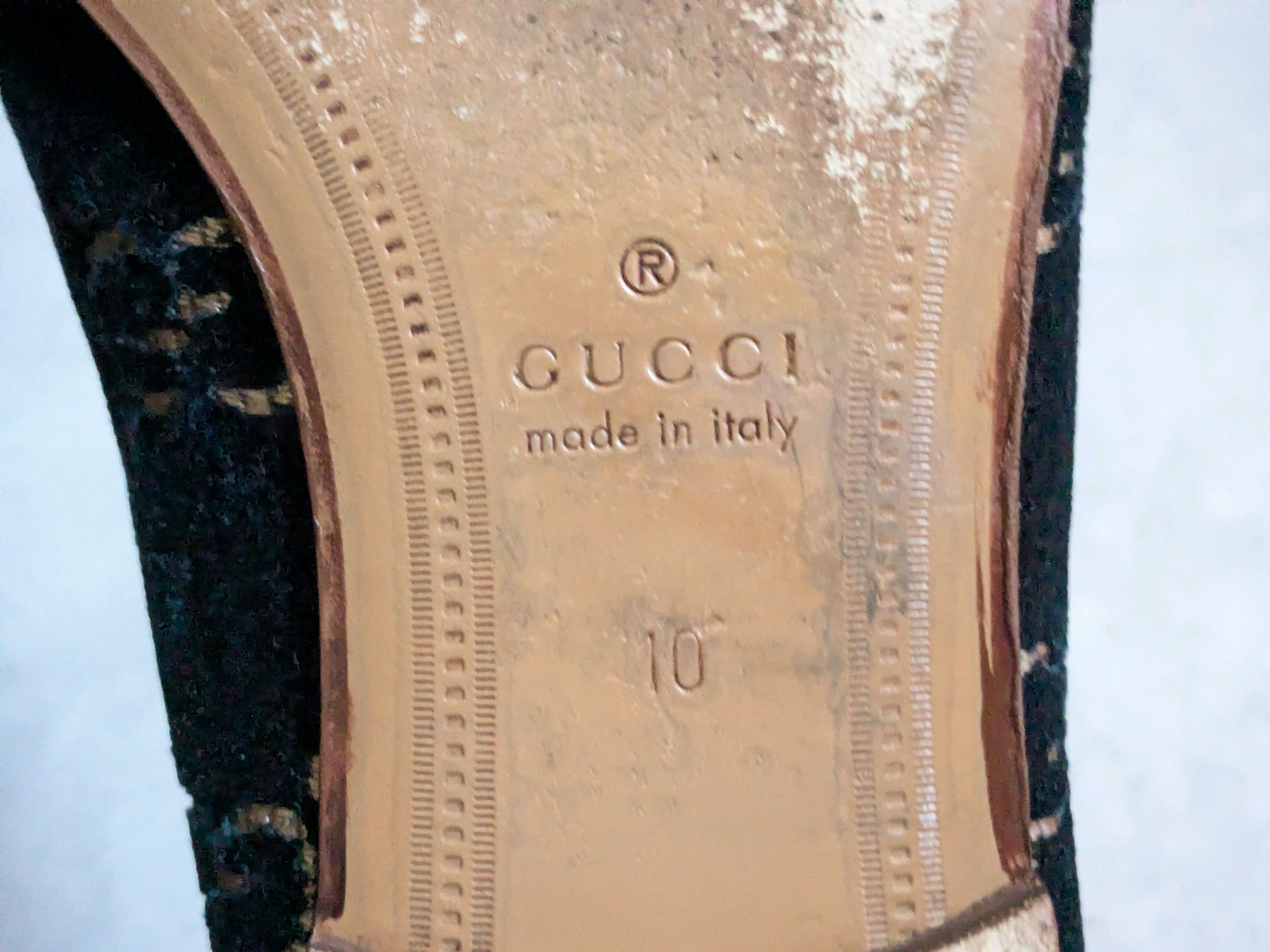 Gucci Gucci Horsebit Loafers Blue Velvet Monogram Logo 10.5 Size US 10.5 / EU 43-44 - 14 Thumbnail