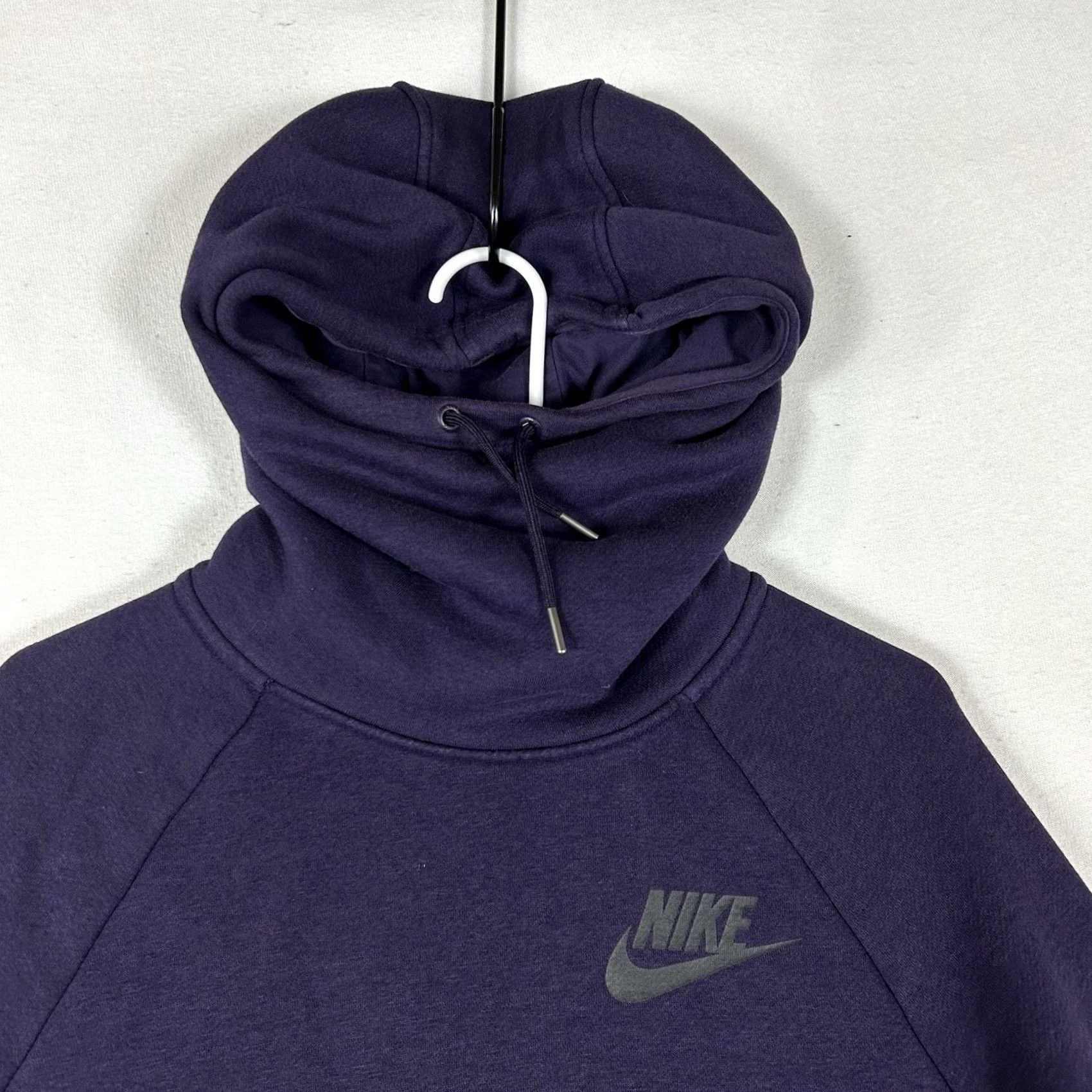 Nike Nike Hoodie Women's Large Purple Long Sleeve Pullover Mockneck Rally Sportswear Hoodie Size L / US 10 / IT 46 - 2 Thumbnail
