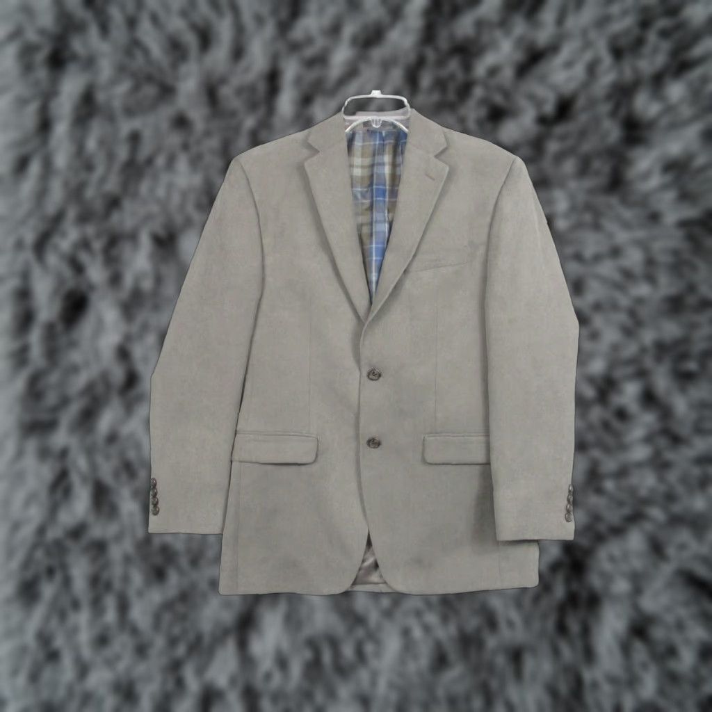 Ralph Lauren Lauren Ralph Lauren Blazer Mens 38R Gray Sport Coat Jacket Two Button Size 38R - 1 Thumbnail