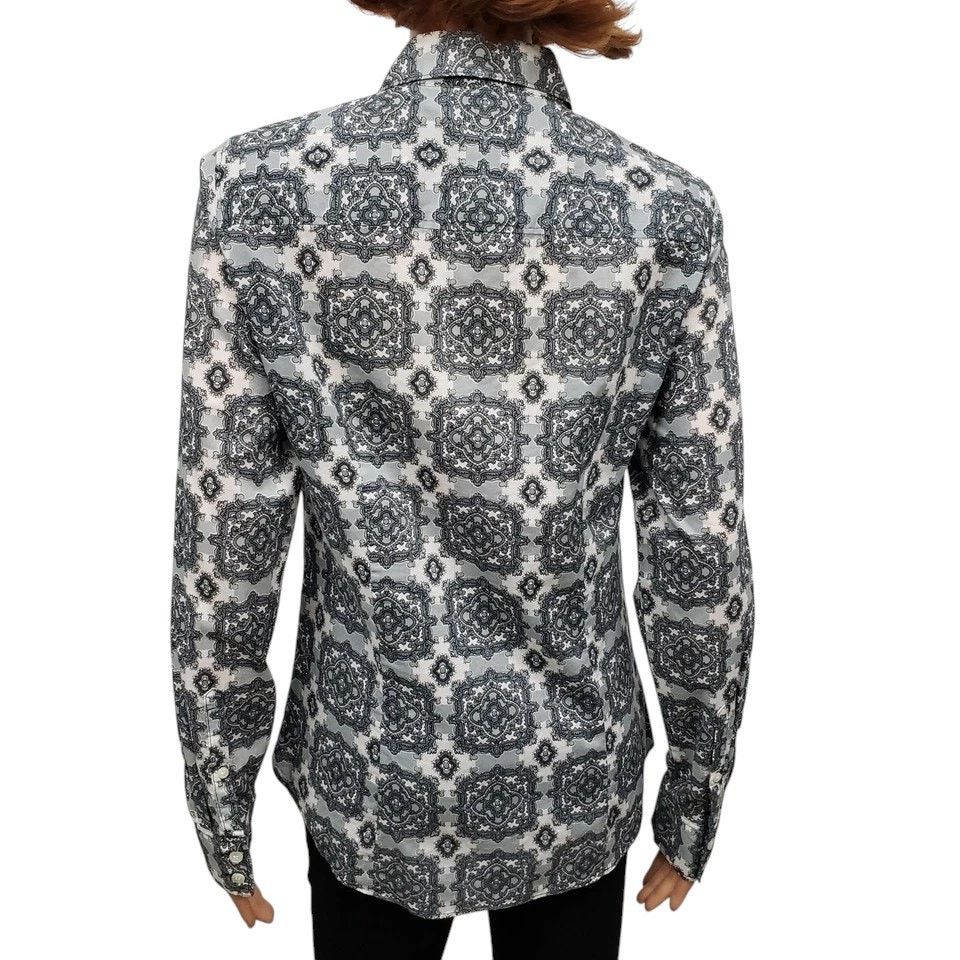 J.Crew J. Crew The Perfect Shirt Button Front Vintage Print S Size S / US 4 / IT 40 - 10 Thumbnail
