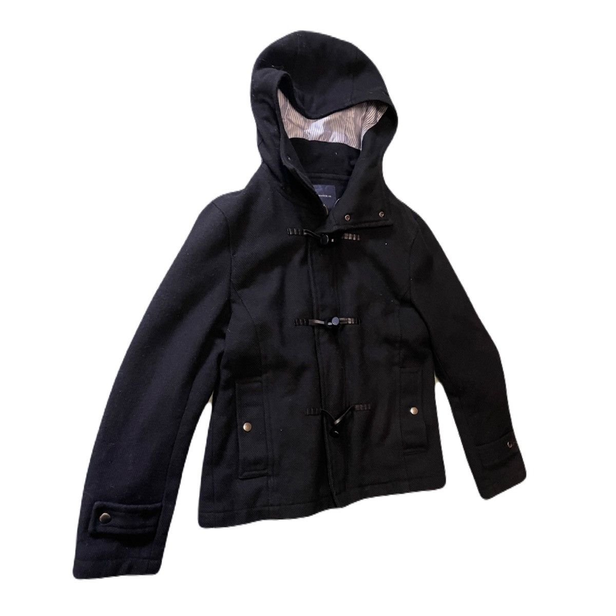 If Six Was Nine 2000s Japanese archive Wool Hooded Duffle Jacket Y2K Size US S / EU 44-46 / 1 - 3 Thumbnail
