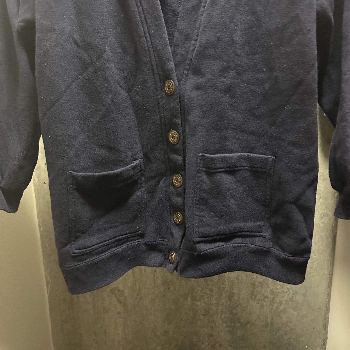 Other White Stag Navy Blue Button Cardigan Womens Large Sweatshirt Size L / US 10 / IT 46 - 2 Thumbnail