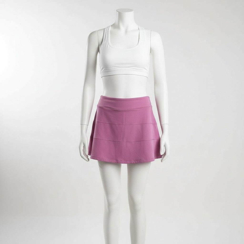 Lululemon RARE Lululemon Pace Rival Skirt Skort Purple Sz.4 Tall Size 27" / US 4 / IT 40 - 6 Thumbnail