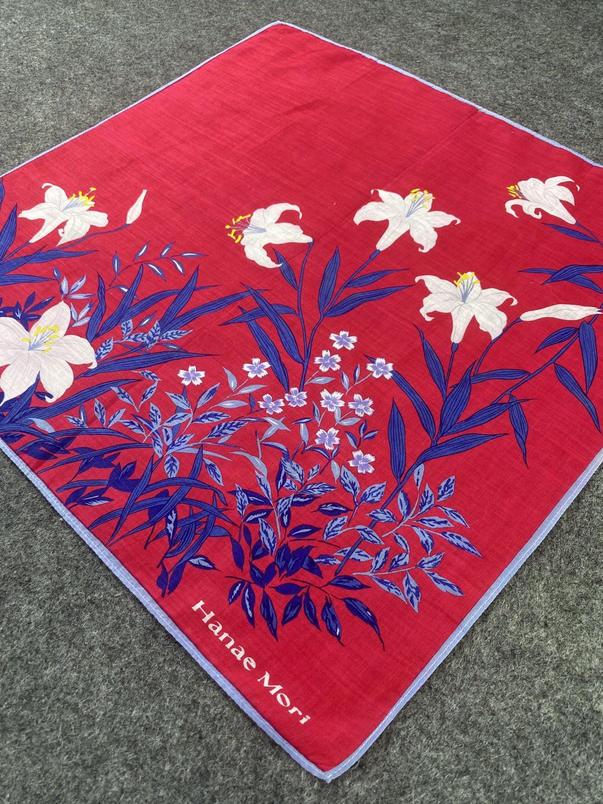 Hanae Mori × Vintage Hanae Mori Handkerchief / Bandana / Neckerchief- B024 Size ONE SIZE - 4 Thumbnail