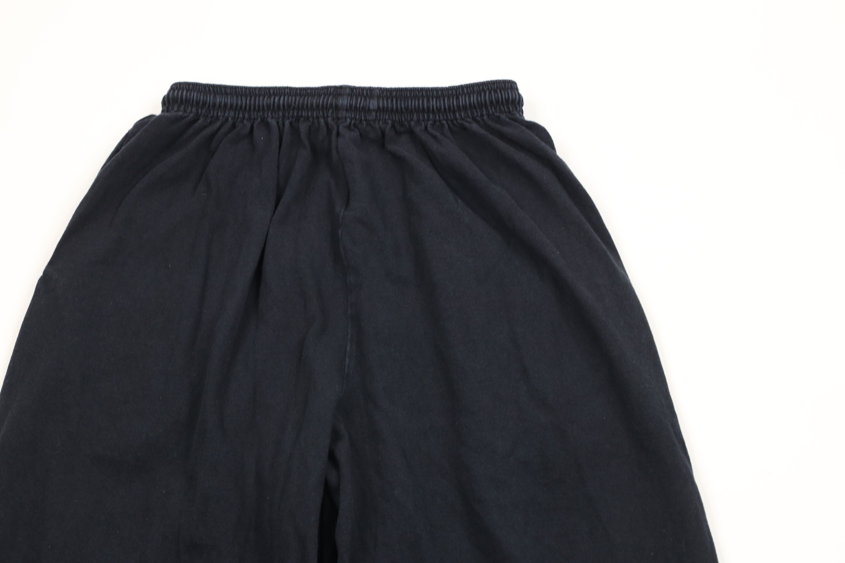 Russell Athletic × Vintage Vintage 90s Russell Athletic Cuffed Joggers Pants Black Size US 34 / EU 50 - 8 Thumbnail