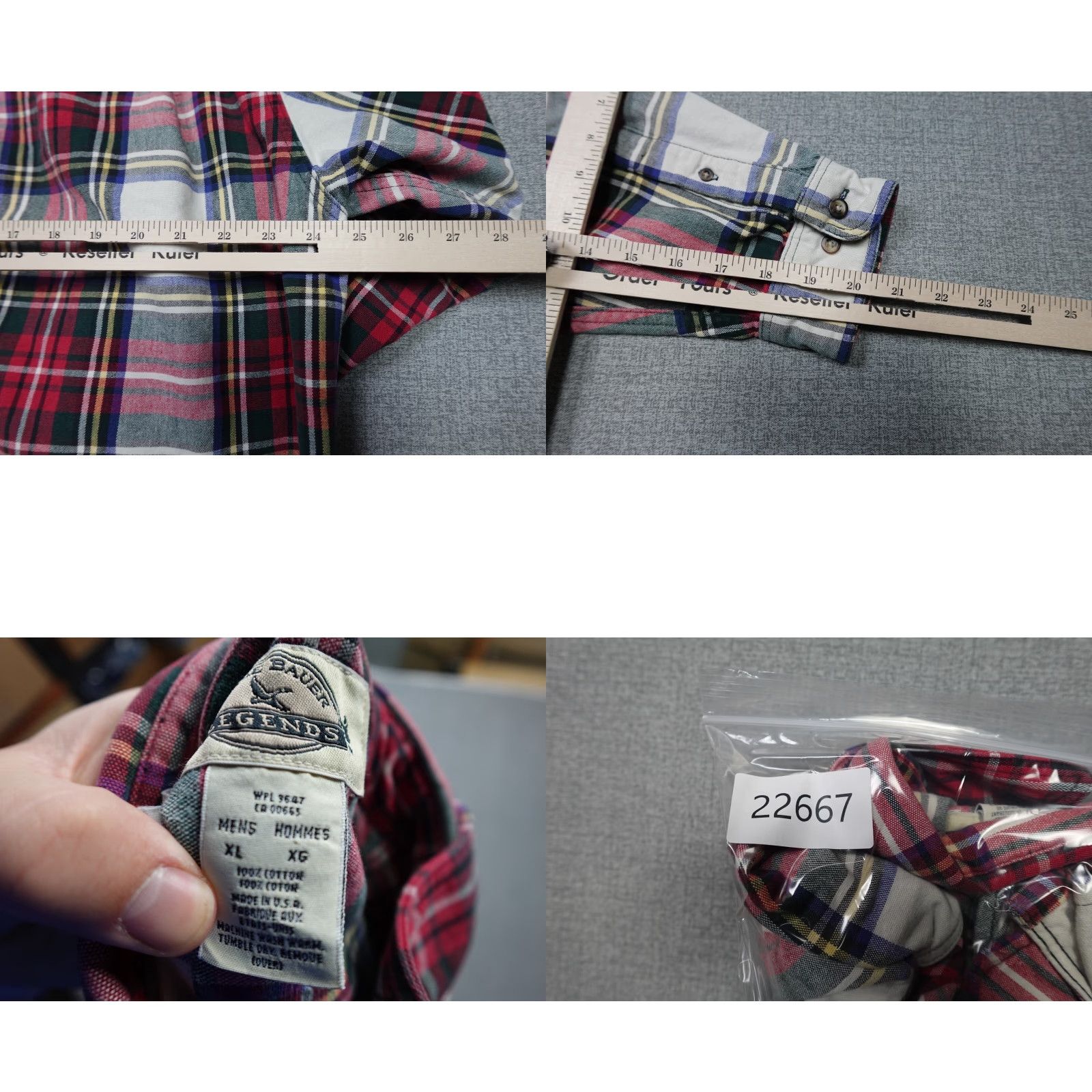 Eddie Bauer VINTAGE Eddie Bauer Flannel Shirt Mens XL Red Plaid Hiking Camp Retro Size US XL / EU 56 / 4 - 8 Thumbnail
