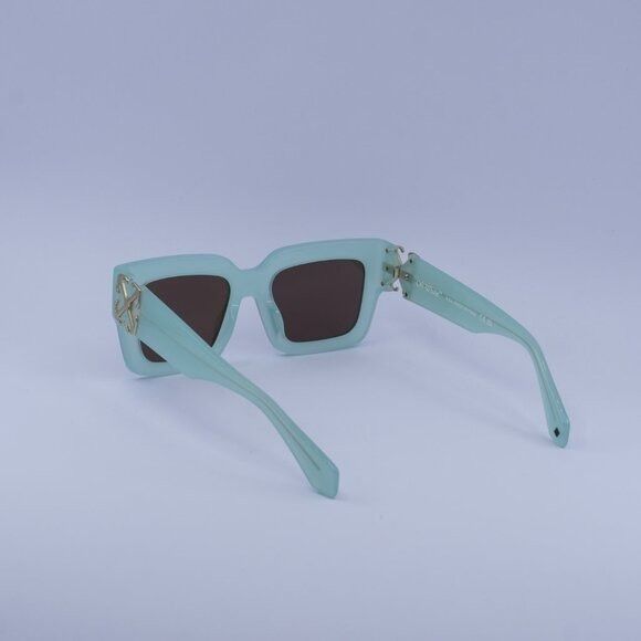 Off-White Off-White OERI14D MYSTIC 5364 Sunglasses Sage Square Frame Size ONE SIZE - 8 Thumbnail
