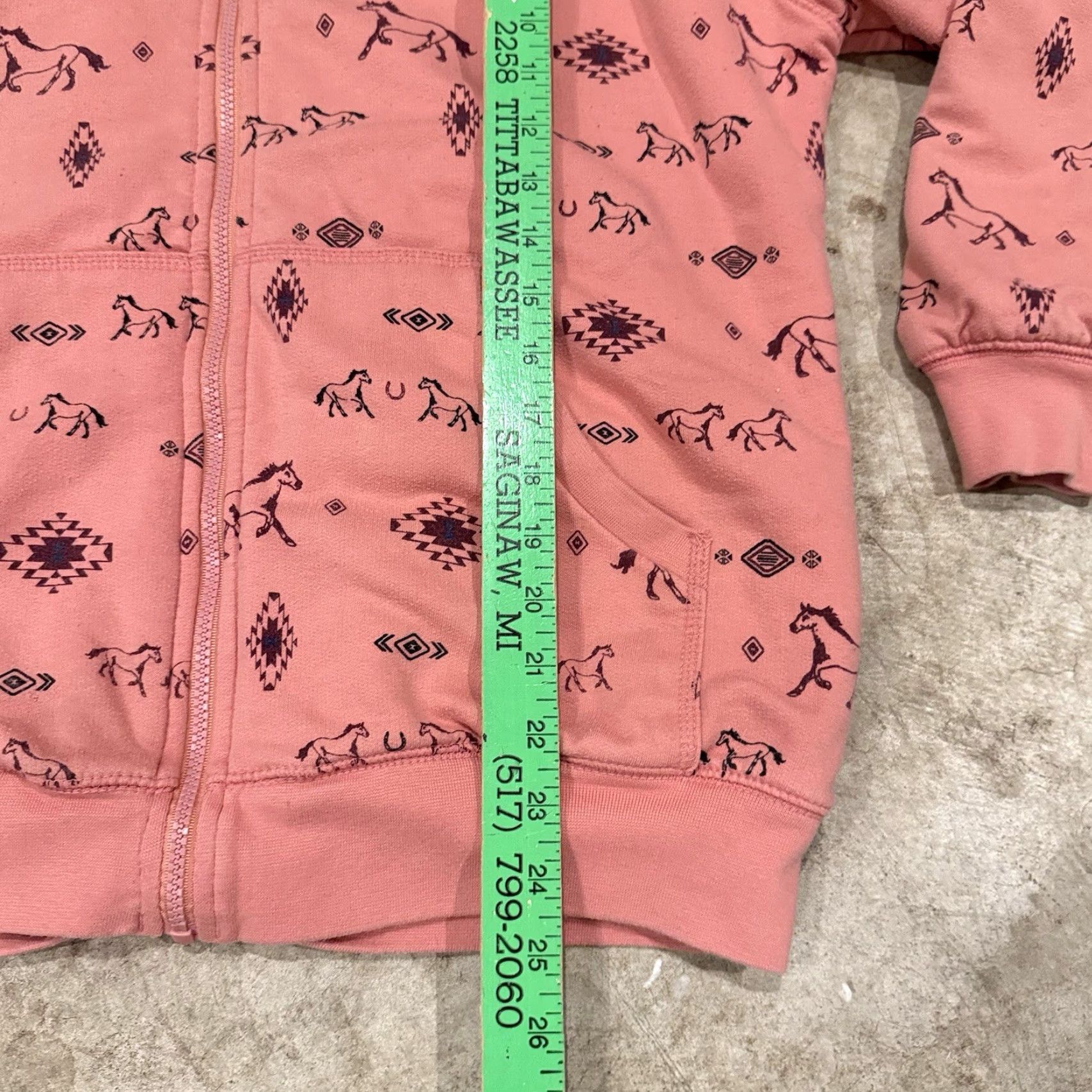 Pinko C.E. Schmidt Womens Jacket Pink Horse Zip Up Hooded Sherpa Lined Short Sleeve Long Sleeve Jacket Womens Large Regular Fit Vintage? No. Size L / US 10 / IT 46 - 6 Thumbnail