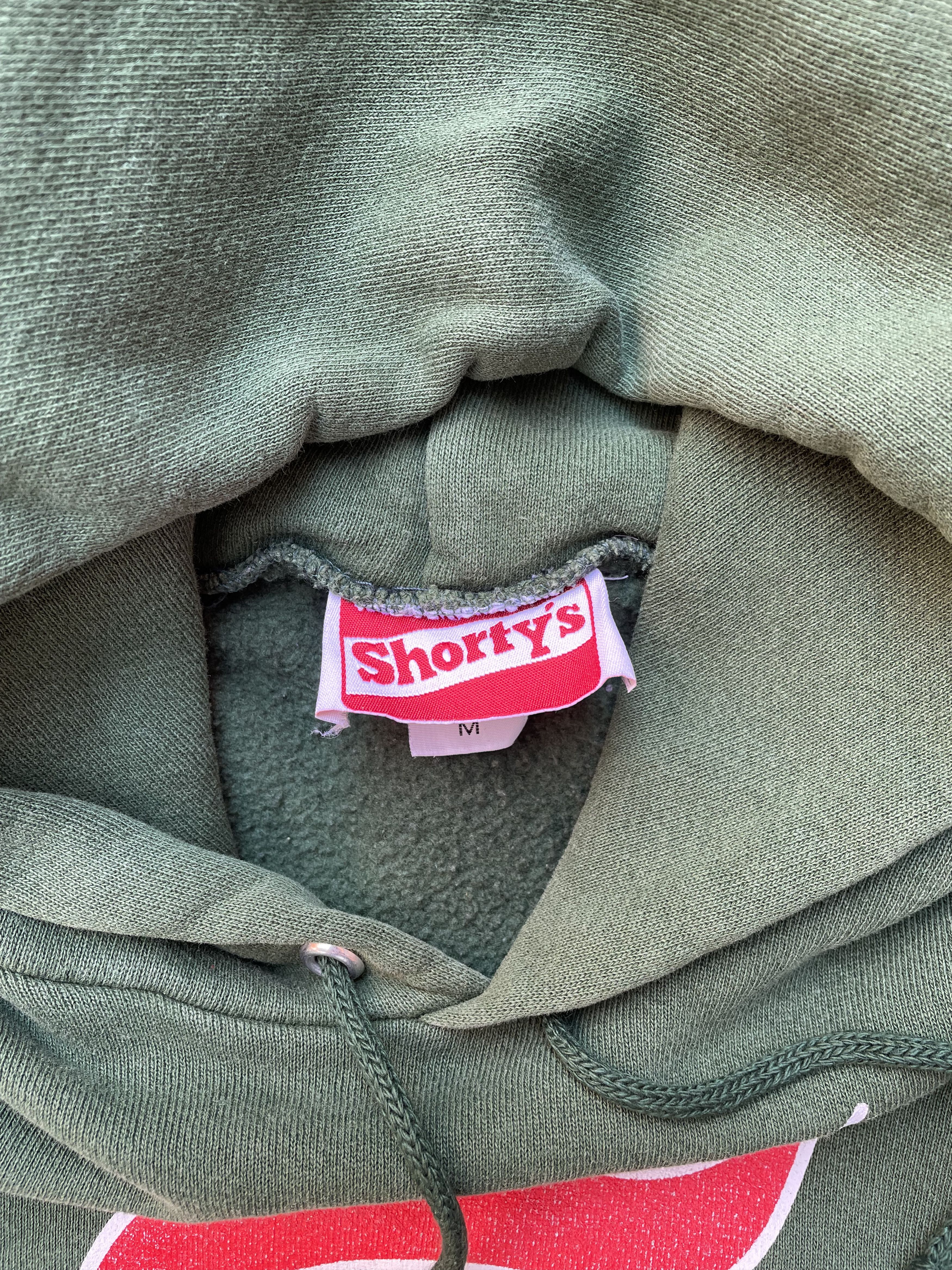 Shorty's Skateboards × Vintage VTG 1990's Shorty's Skateboards Steve Olson Graphic Hoodie Size US M / EU 48-50 / 2 - 4 Thumbnail