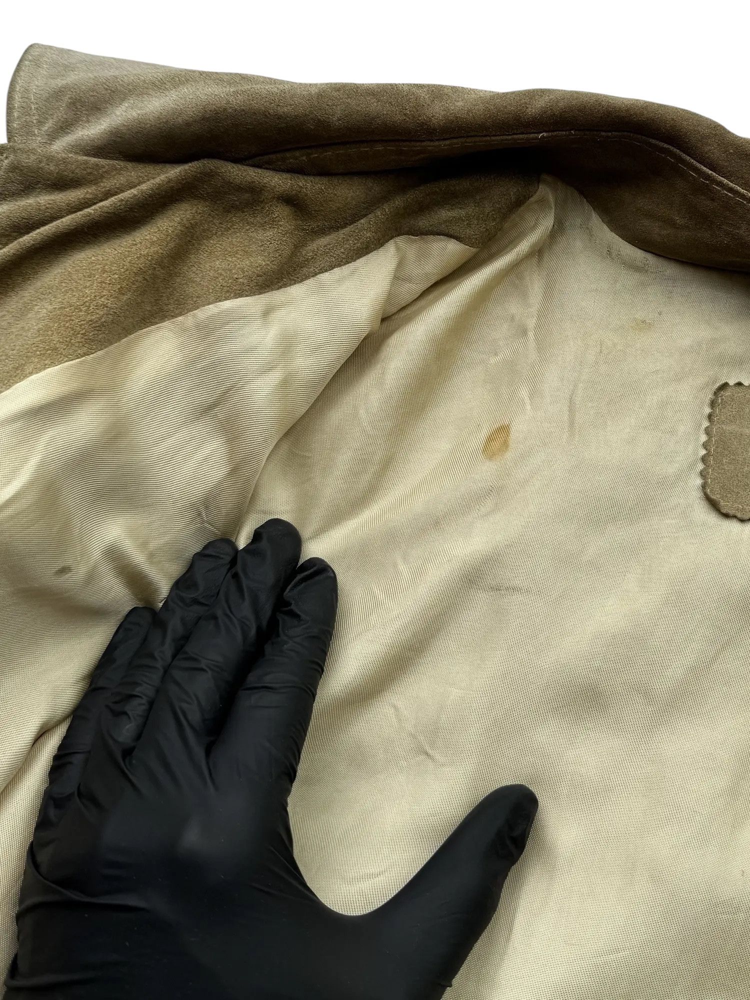 Vintage Washed Time Suede Bomber Jacket From The 80s(V387) Size US XL / EU 56 / 4 - 8 Thumbnail