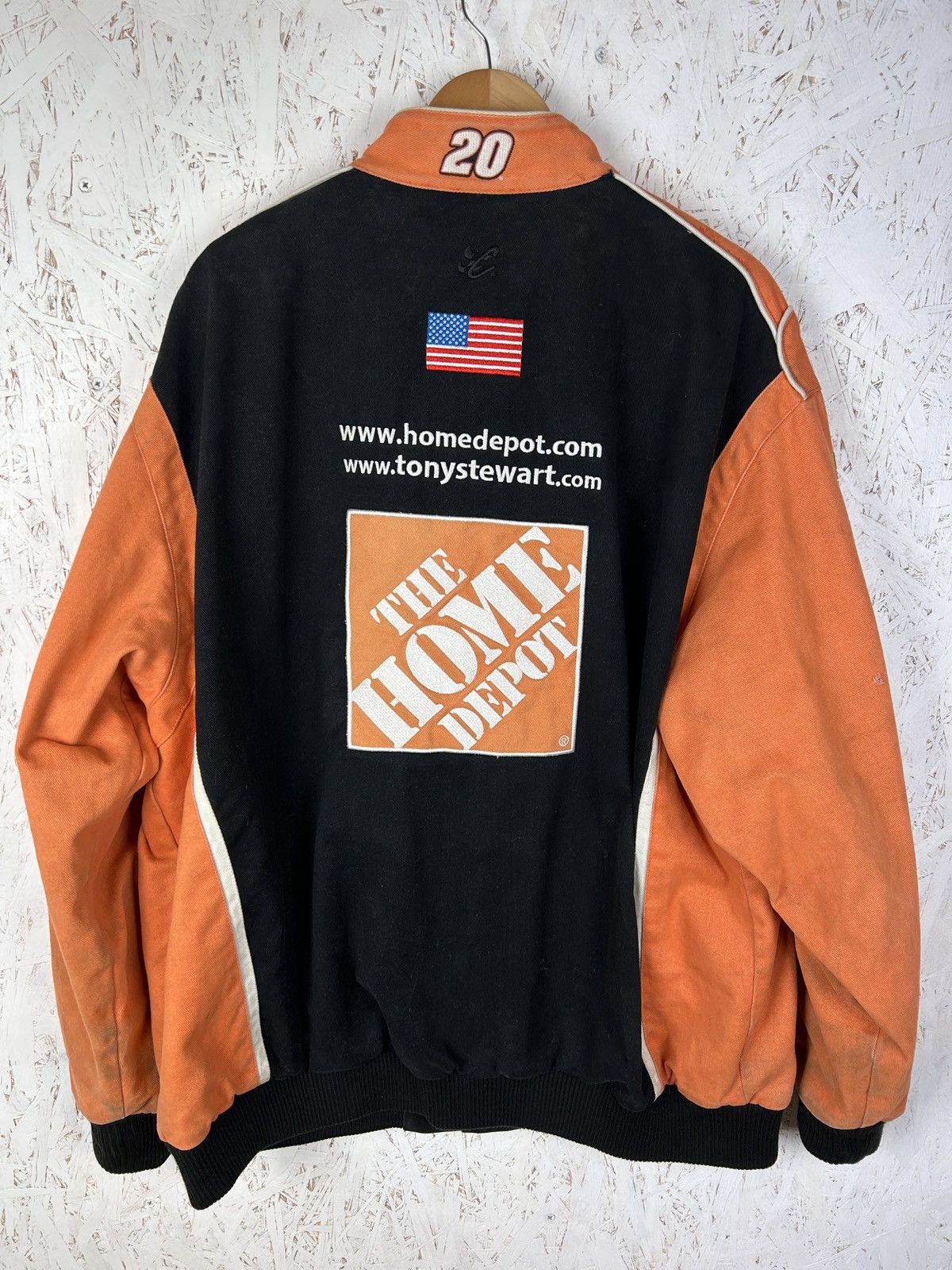 Chase Authentics Vintage Chase Tony Stewart Racing Home Depot Nascar Jacket Size US XXL / EU 58 / 5 - 7 Thumbnail