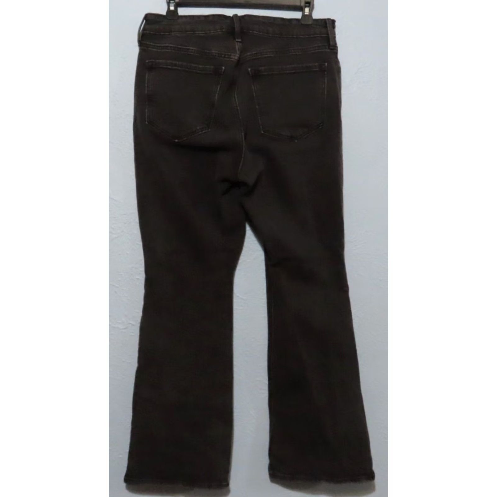 Old Navy Old Navy Women's 12 Petite Extra High-Rise Flare Black Jeans 31x27 Jeans Flared Black Womens 12 Petite Adjustable Rise City Size 34" / US 12 / IT 48 - 7 Thumbnail