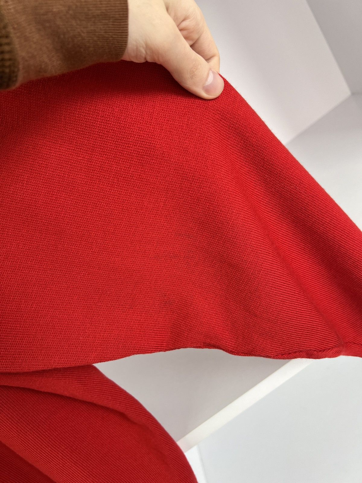 Paul & Shark × Vintage Vintage Paul Shark Red Knit 1/3 Zip Sweater Size US XXL / EU 58 / 5 - 20 Thumbnail