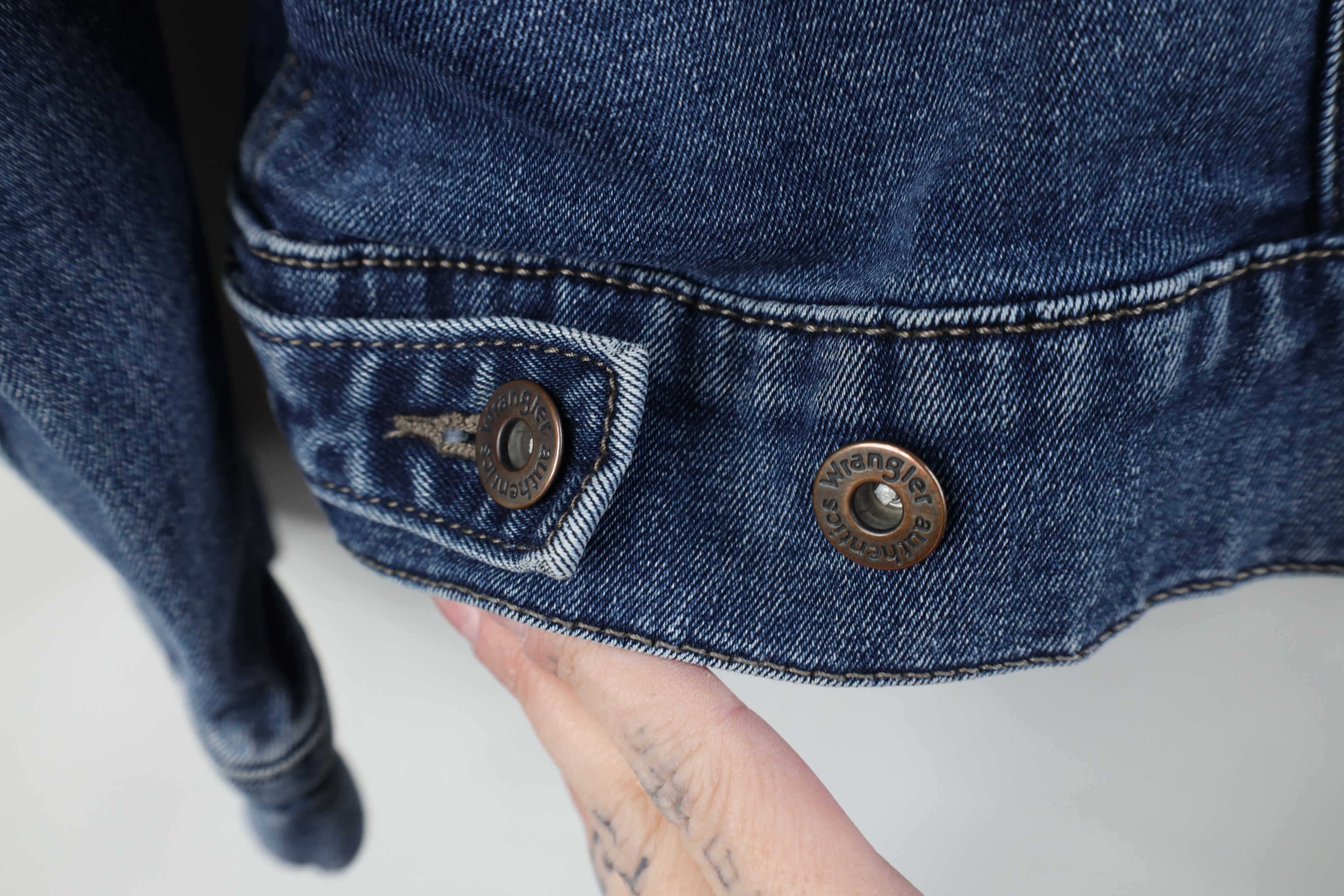 Wrangler Vintage Y2K Wrangler Denim Jean Trucker Jacket Blue Cotton Size US XL / EU 56 / 4 - 11 Thumbnail
