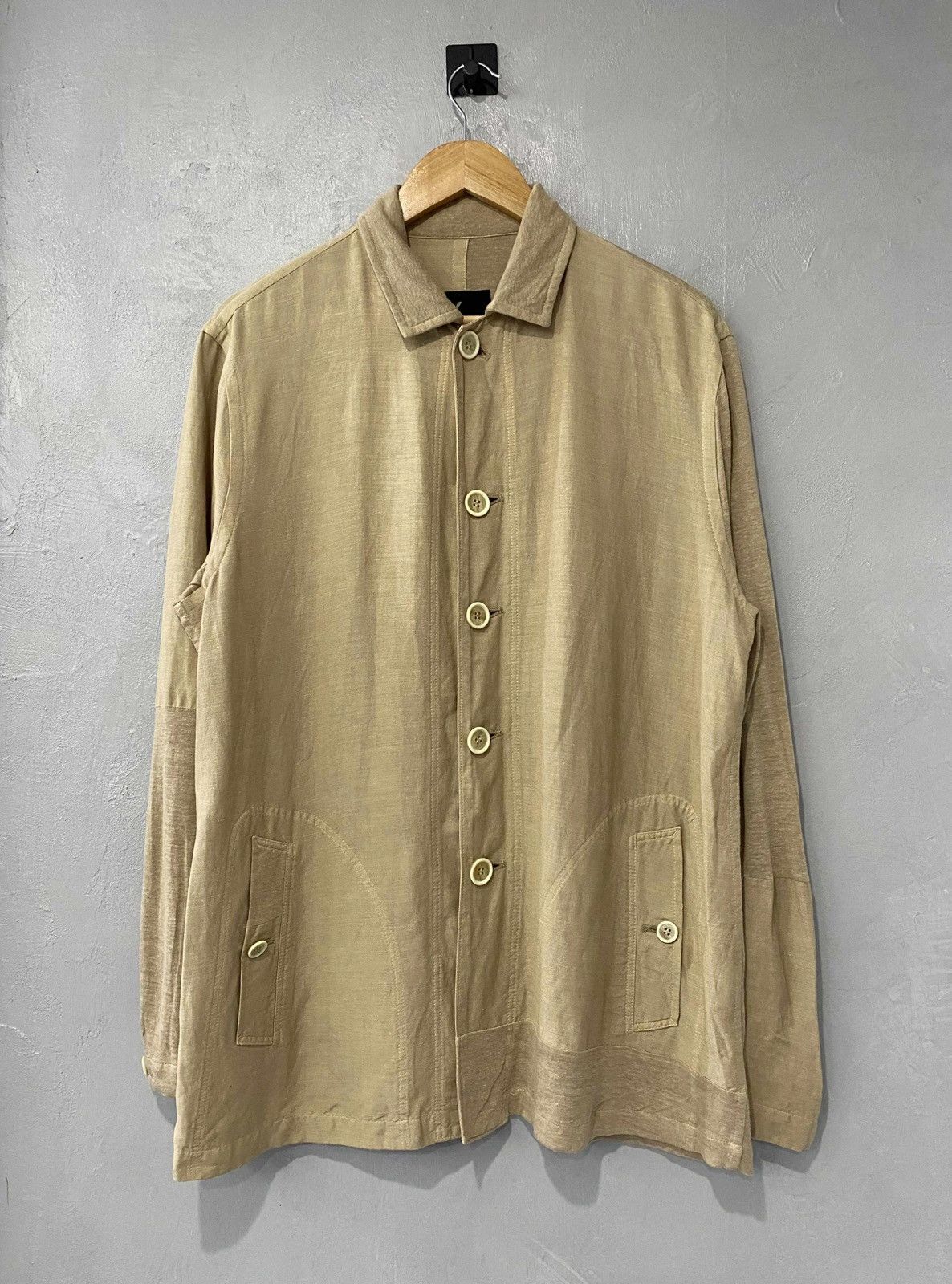 Y's Y’s Sand Work Jacket Shirt Size US M / EU 48-50 / 2 - 1 Thumbnail