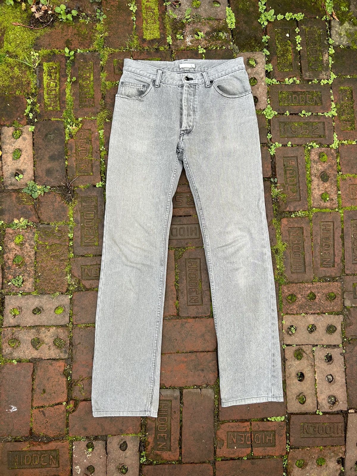 image of Number N Ine x Takahiromiyashita The Soloist Aw00 Redisun Slim Grey Denim, Men's (Size 30)