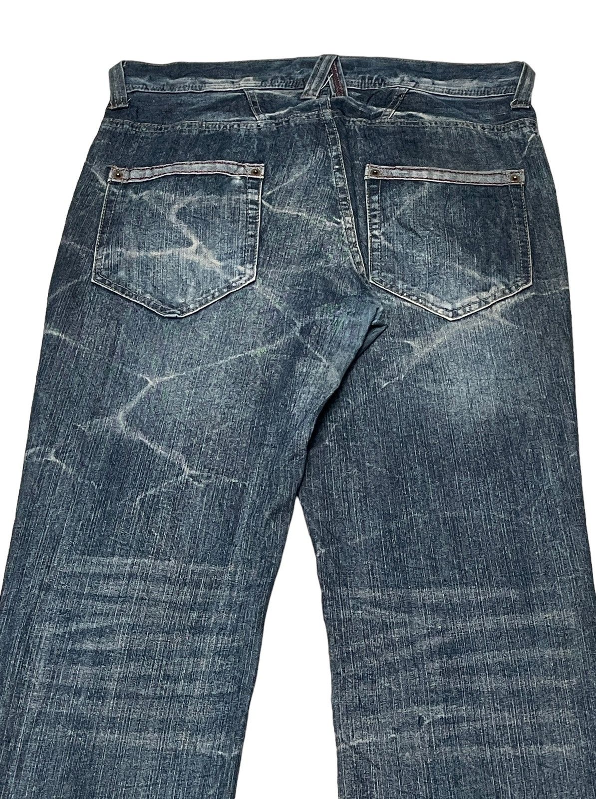 Japanese Brand × Vintage Vintage Japanese Brand Superubis Flared Jeans 2000s Size US 35 - 7 Thumbnail