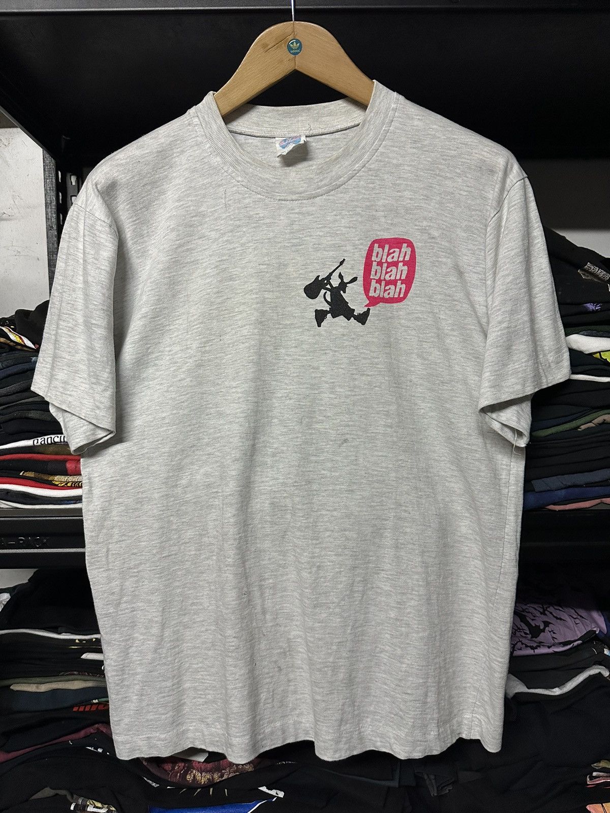 Band Tees × Vintage Vintage 90s Rock Wallaby Blah Blah Blah Faded Tee Size US L / EU 52-54 / 3 - 8 Thumbnail