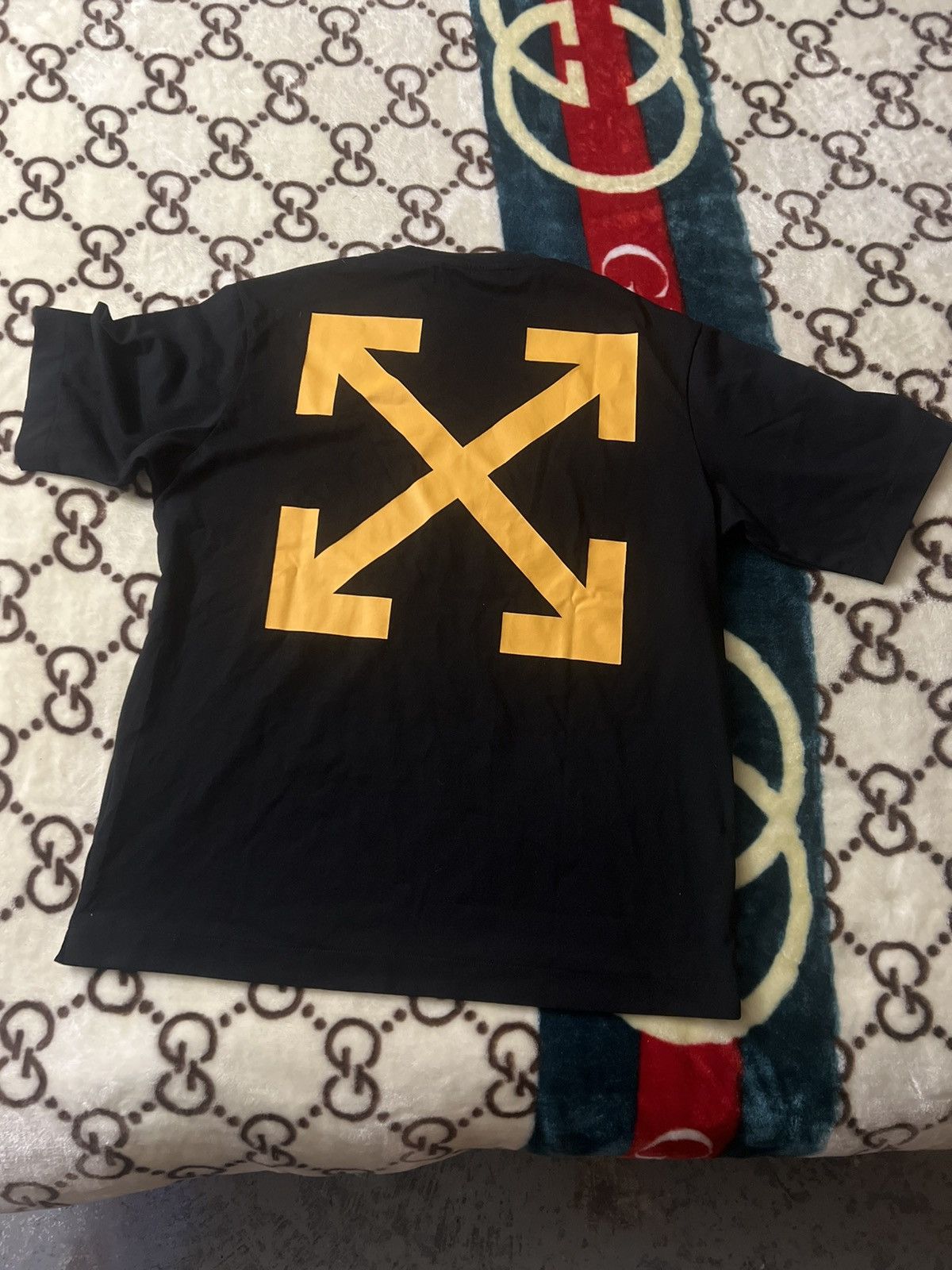 Off-White OFF-WHITE Arrow Carav Mercy Skat S/S Tee Size US M / EU 48-50 / 2 - 2 Thumbnail