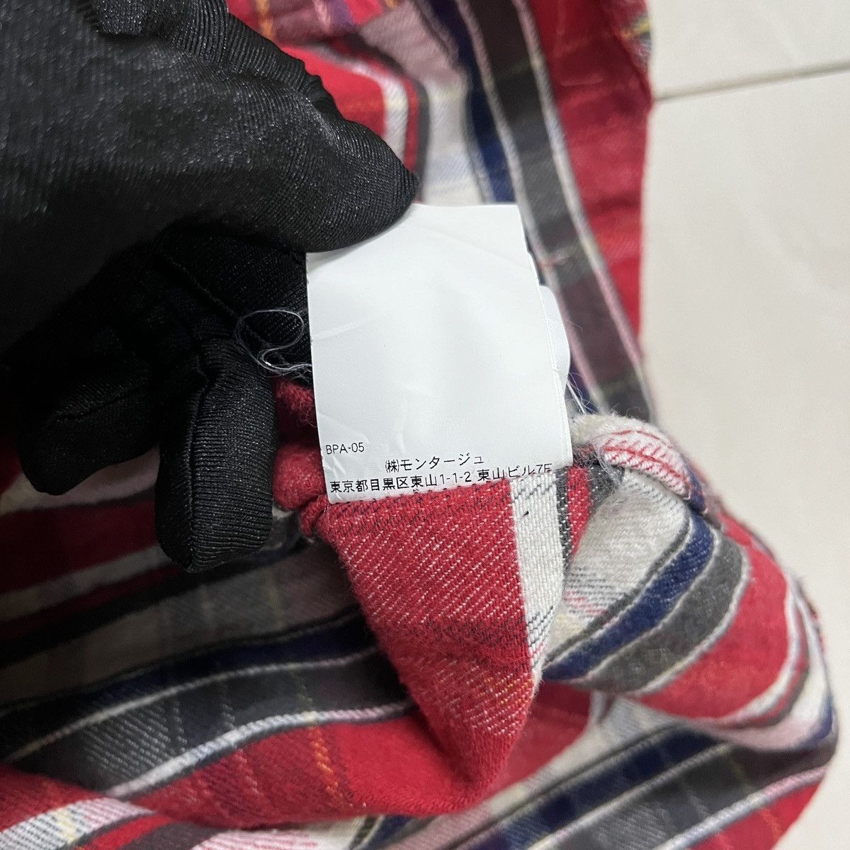 Japanese Brand × Montage × Vintage Montage Japan Plaid Stripes Shirt Size US M / EU 48-50 / 2 - 10 Thumbnail