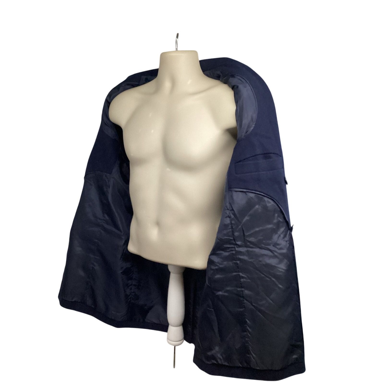 Banana Republic Banana Republic Mens Preppy Navy Wool Peacoat Medium Pockets Size US M / EU 48-50 / 2 - 6 Thumbnail