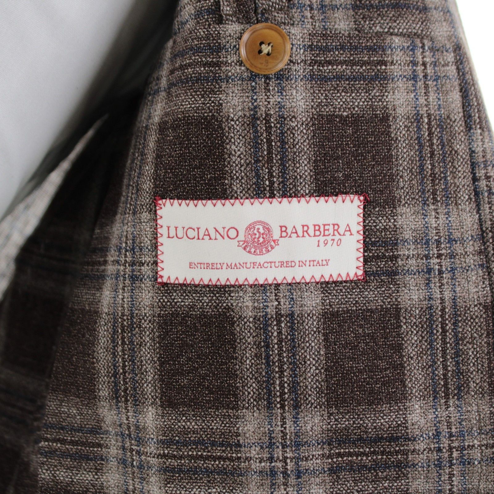 Luciano Barbera Luciano Barbera Sport Coat Size 42 US in Brown Size 42R - 7 Thumbnail
