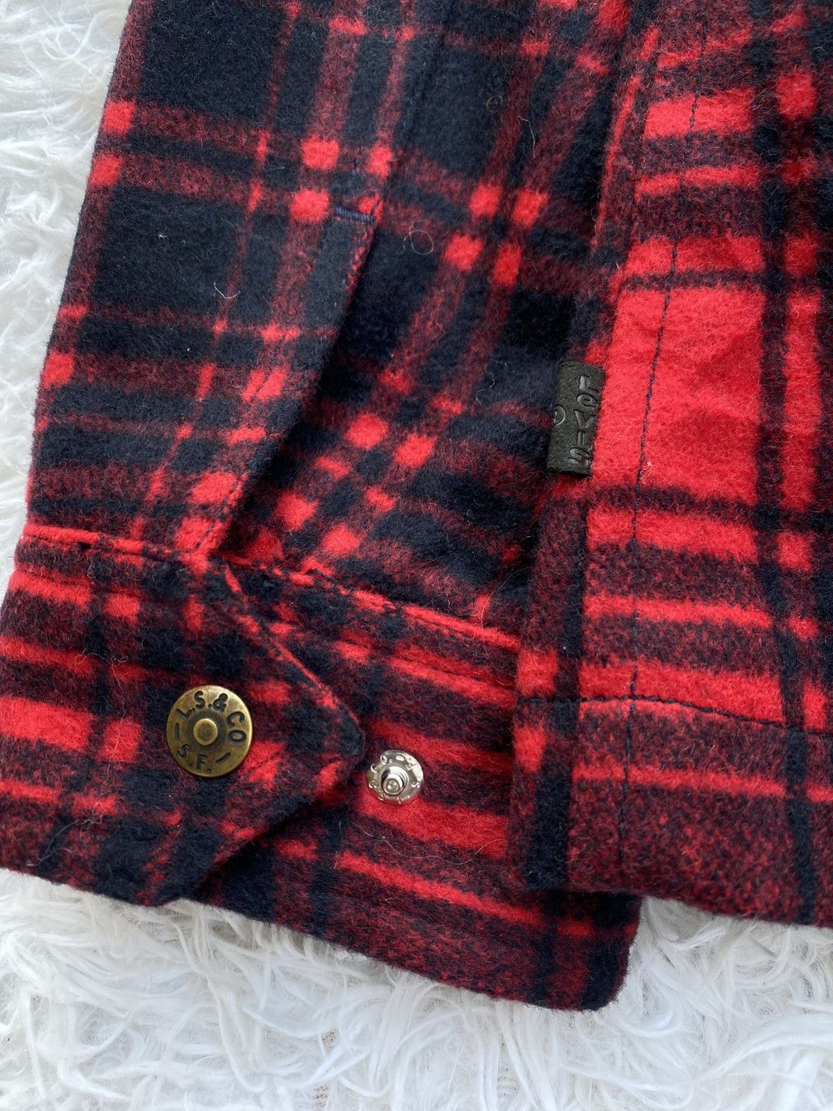 Levi's Vintage Levi's Strauss Chekered Wool Jacket Size US M / EU 48-50 / 2 - 25 Thumbnail