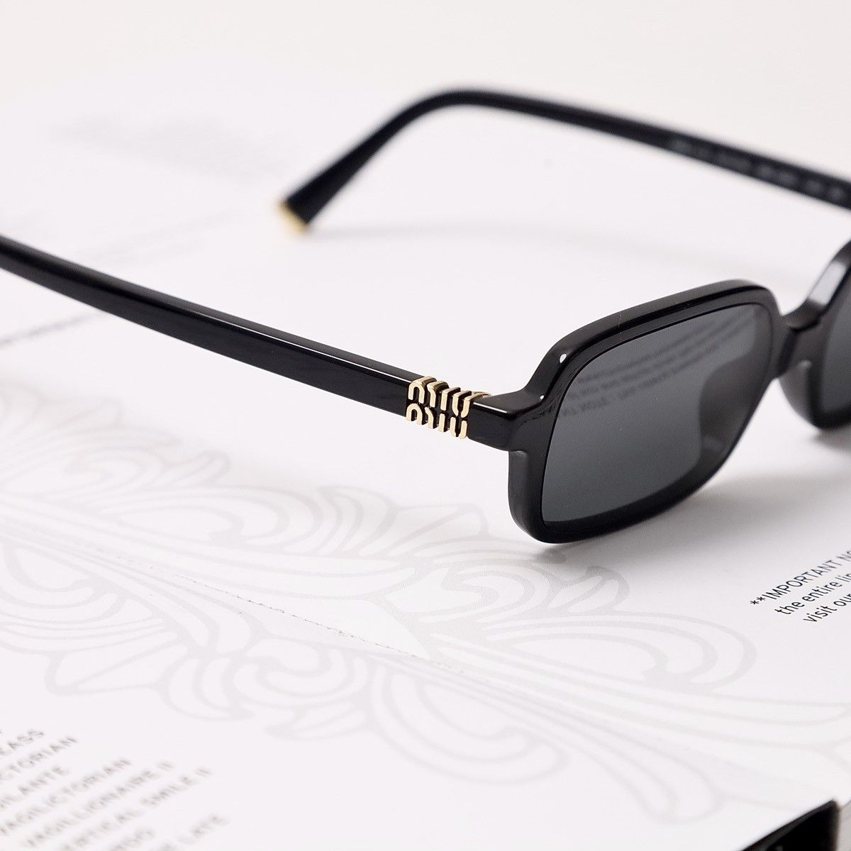 Miu Miu MIU MIU 0MU 11ZS SUNGLASSES Size ONE SIZE - 3 Thumbnail
