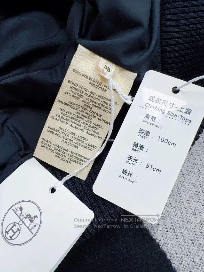 Hermes Hermes Dark Blue Plaid Cotton Vest Jacket Size XS / US 0-2 / IT 36-38 - 5 Thumbnail