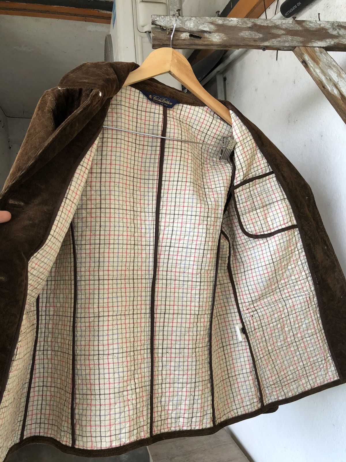 Brooks Brothers Vintage Brooks Brothers Quilt Paded Jacket Brown Size S / US 4 / IT 40 - 16 Thumbnail