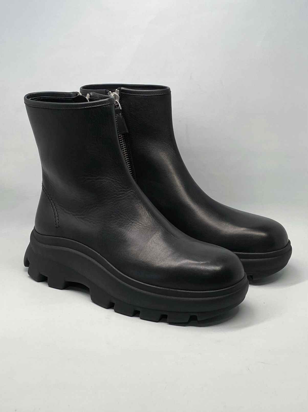 Jil Sander Jil Sander Leather Zip Ankle boots size 41/us size 8 Size US 8 / EU 41 - 6 Thumbnail