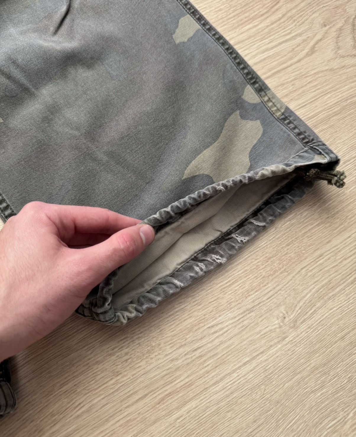 H&M Vintage 00s H&M y2k Japanese Baggy Camo Military Cargo Pants Size US 32 / EU 48 - 6 Thumbnail