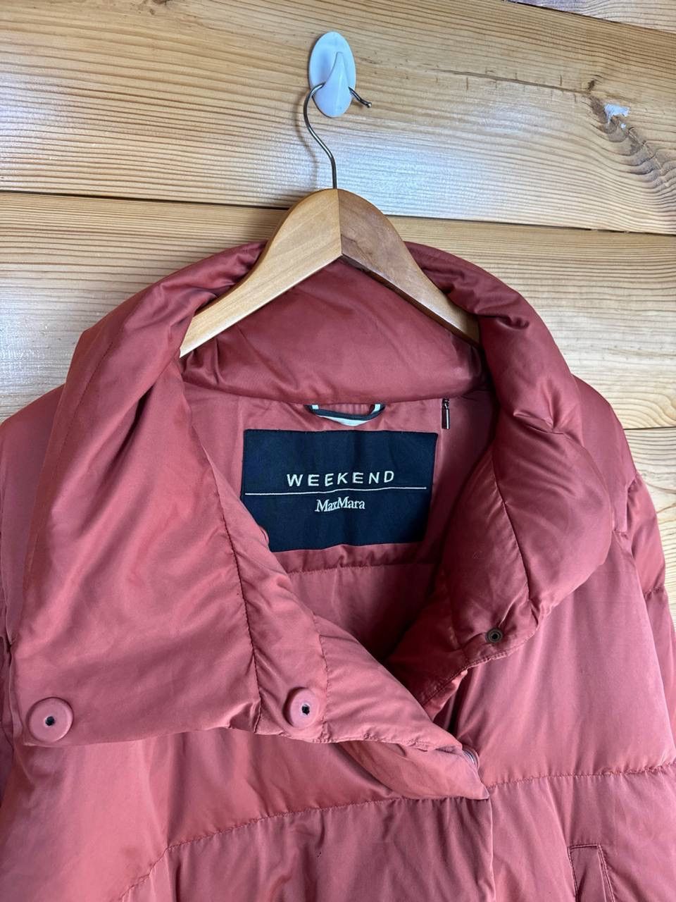 Weekend Max Mara Max Mara Weekend Down Puffer Jacket Orange Cropped Coat Size L / US 10 / IT 46 - 4 Thumbnail